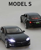 1:32 Tesla Model S Model 3 Alloy Car Model Simulation Diecast Metal Toy Car Vehicles Model Collection Sound Light Childrens Gift - IHavePaws