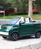 1:24 Wuling MINI EV Alloy New Energy Car Model Diecasts Metal Toy Vehicles Car Model High Simulation Sound and Light Kids Gifts Green - IHavePaws