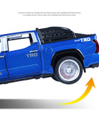 1/32 Tundra Alloy Pickup Car Model Diecast & Toy Metal Off-Road Vehicles Car Model Simulation Sound and Light Childrens Toy Gift - IHavePaws