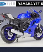 Welly 1:12 Yamaha YZF-R6 Alloy Racing Motorcycle Model High Simulation Metal Street Motorbike Model Collection Children Toy Gift