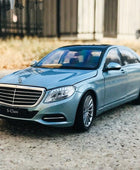 WELLY 1:24 Mercedes-Benz S-Class S500 Alloy Car Model High Simulation Diecast Metal Toy Vehicles Car Model Collection Kids Gifts Blue - IHavePaws