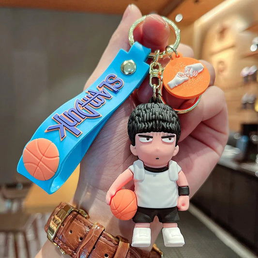 Slam Dunk Master Keychain Cartoon Anime Handmade Doll Pendant Creative Basketball Boy Car Key chain Ring Bag Charm Decoration 03 - ihavepaws.com