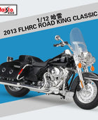 Maisto 1:12 Harley FLHTK Electra Glide Ultra Limited Alloy Classic Motorcycle Model Diecasts 2013 Black - IHavePaws