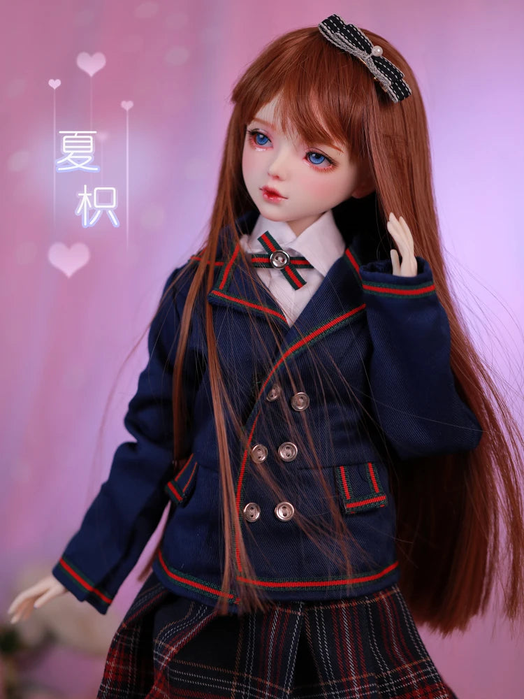 1/3 60cm Handpainted Makeup Fullset Bjd Dolls Gifts for Girl Doll With Clothes Nemme Doll Best Gift for children Beauty Toy