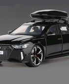 1/32 Audi RS6 Avant Alloy Station Wagon Car Model Diecast Metal Toy Vehicles Car Model Simulation Sound and Light Kids Toys Gift Black - IHavePaws