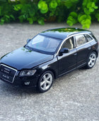 1/32 Audi Q5 SUV Alloy Car Model Diecasts Metal Toy Vehicles Car Model Simulation Sound and Light Collection Childrens Toys Gift Black - IHavePaws