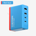 Red Blue-US plug