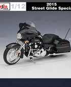 Maisto 1:12 Harley 2015 Street Glide Special Alloy Travel Motorcycle Model Diecast - IHavePaws