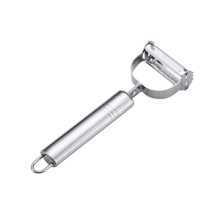 PrecisionPro Stainless Steel Double-Head Vegetable Peeler 2in1 - IHavePaws