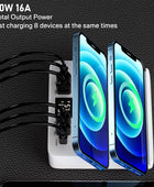 USB Charger Charging Station Wireless Charger Tablet Phone Adapters USB C PD Fast Charger For iPhone 12 11 Samsung Huawei Xiaomi