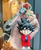 Cartoon anime Sun Wukong figurine keychain pendant creative Kung Fu boy doll car keychain accessories gift for son 01 - ihavepaws.com