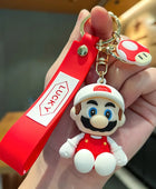 Super Mario Brothers Keychain Classic Game Character Model Pendant Men's and Women's Car Keychain Ring Bookbag Accessories Toys 05 - ihavepaws.com