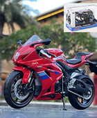 1/12 Kawasaki Ninja H2R Racing Cross-country Motorcycle Model Simulation R1000 Red - ihavepaws.com