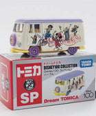 Takara Tomy Dieam Tomica Disney 100 Collection Diecast Miniature Scale Mickey Mouse Cute Bus Car Vehicle Model Children Toy Gift Purple - IHavePaws