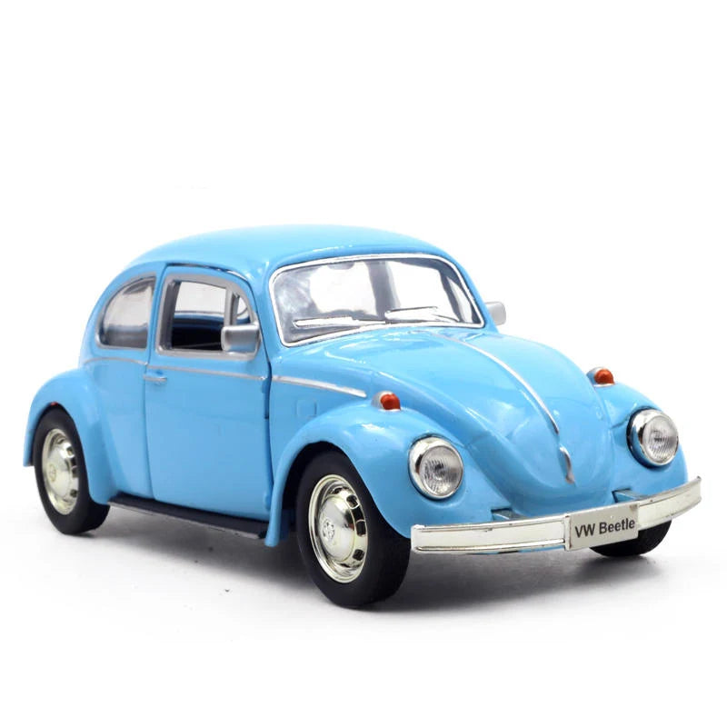 1:36 Beetle Alloy Classic Car Model Diecasts Metal Toy Vehicles Car Model Simulation Miniature Scale Collection Childrens Gifts Blue - IHavePaws