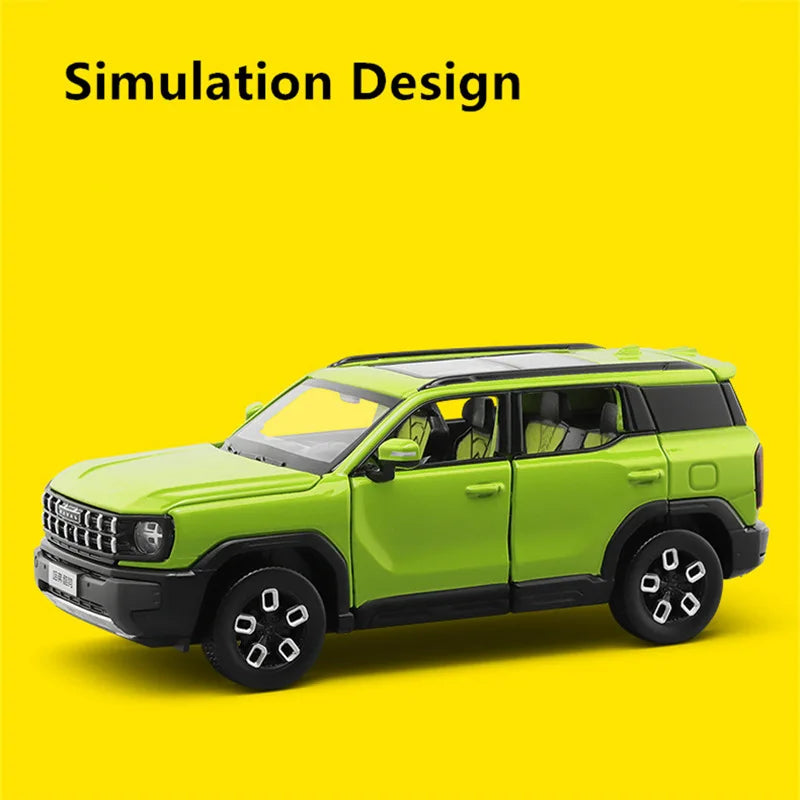 1:32 Haval X-DOG SUV Alloy Car Model Diecasts Metal Off-road Vehicles Car Model Simulation Sound Light Collection Kids Toys Gift - IHavePaws