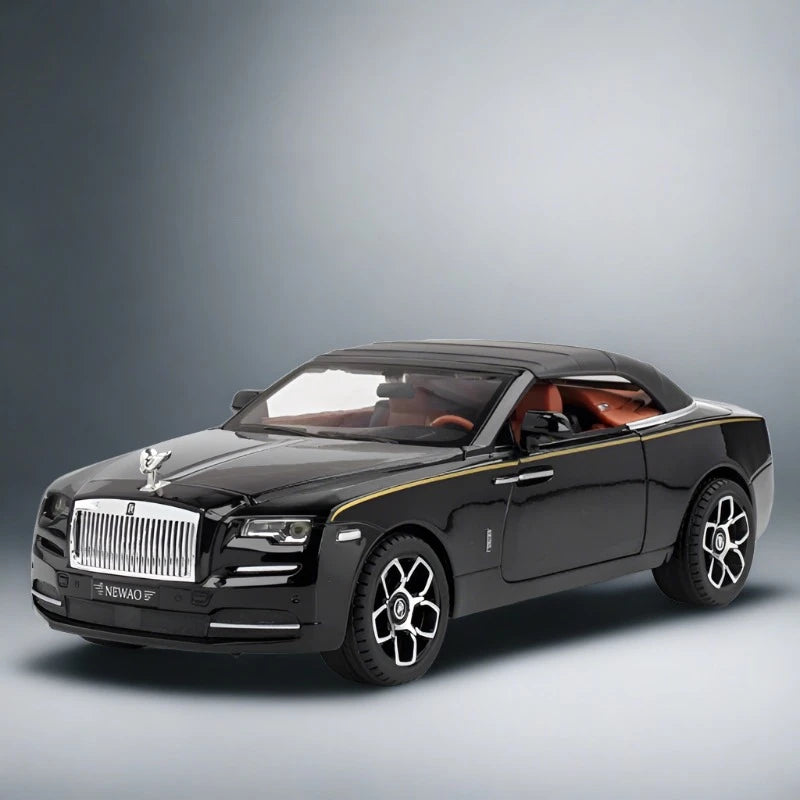 1:24 Rolls Royces Dawn Alloy Luxy Car Model Diecasts Metal Toy Vehicles Car Model Simulation Black - IHavePaws