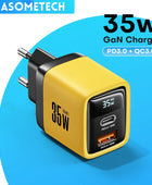 35W GaN Charger LED Display USB Charger for IPhone 14 Pro Samsung Xiaomi IPad Pro PD 3.0 QC 3.0 Quick Charger USB C Fast Charge