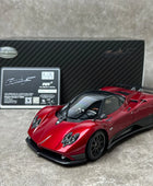 Almost Real 1:18 Pagani Zonda F 2005 Geneva Motor Show car model alloy collection gift to friends and family Red - IHavePaws