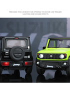 1:24 SUZUKI Jimny Alloy Car Model Diecasts Metal Off-Road Vehicles Car Model Simulation Sound and Light Collection Kids Toy Gift