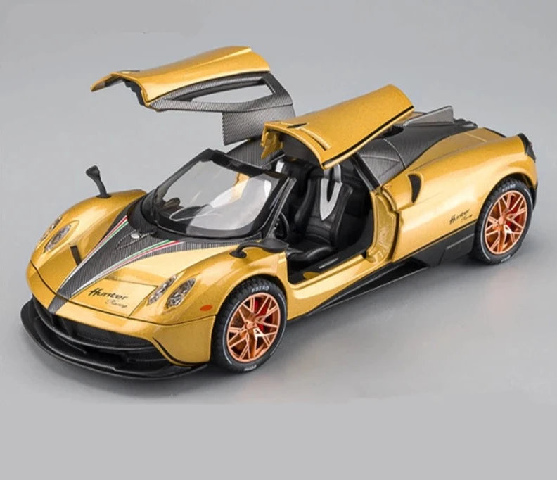 1/24 Pagani Huayra Dinastia Alloy Sports Car Model Diecasts Metal Racing Car Model Simulation Sound and Light Childrens Toy Gift - IHavePaws