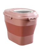 Pet Dog Food Storage Container Large 15kg Dry Cat Food Box Pink - ihavepaws.com