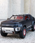 1:32 Chevrolet Colorado ZH2 Alloy Car Model Diecasts Metal Off-road Vehicles Car Model Simulation Sound and Light Kids Toys Gift Black - IHavePaws