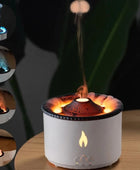 Portable Volcano Flame Air Humidifier with remote control1 / AU - IHavePaws