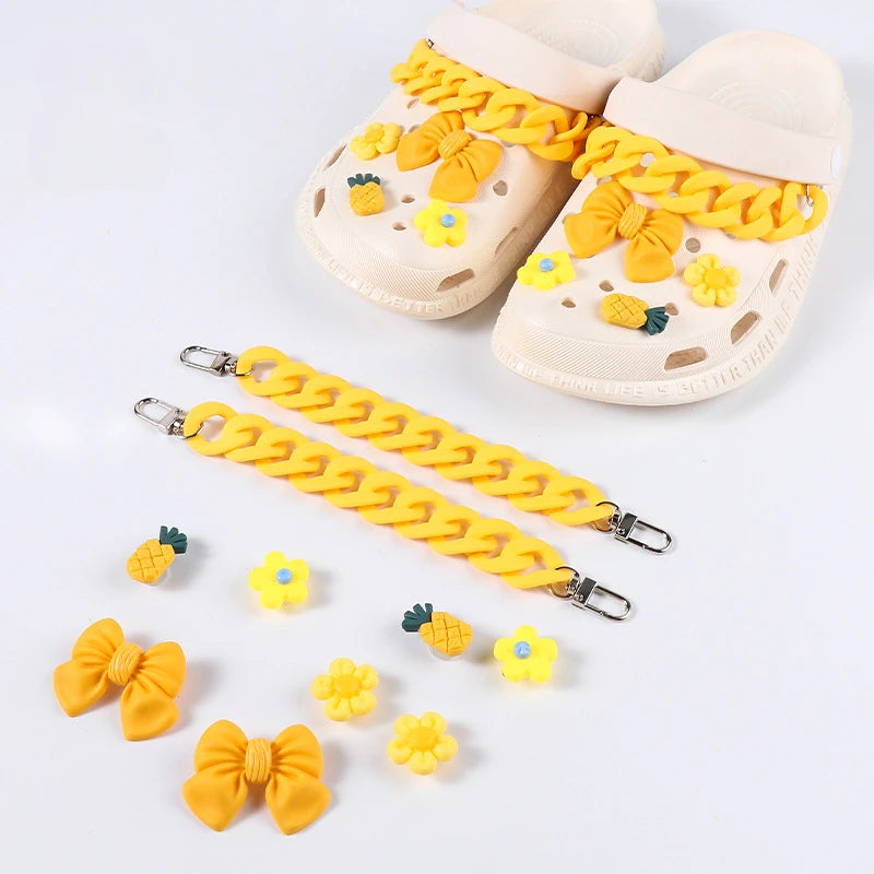 Shoe Charms for Crocs DIY Garden Shoe Set Accessories Decoration Buckle for Croc Shoe Charm Accessories Kids Party Girls Gift D - IHavePaws