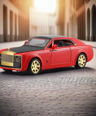 1:24 Rolls Royce Sweptail Alloy Luxury Car Model Diecast & Toy Vehicles Metal Toy Car Model Collection Simulation Children Gift Red B - IHavePaws