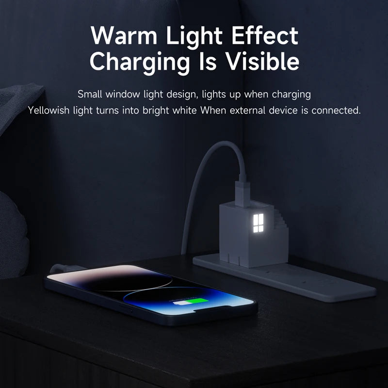 Hagibis 35W GaN USB C Charger Creative Fast Charger 20W QC 3.0 PD 3.0 For iPhone 15 14 13 Pro Max iPad Pro Macbook Air Samsung - IHavePaws