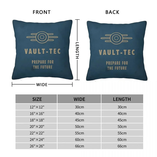 Fallout 4 Vault-tec Logo Square Pillowcase Cushion Cover Decorative Pillow Case Polyester Throw Pillow cover For Home Bedroom - IHavePaws