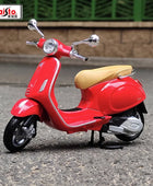 Maisto 1:12 Vespa Primavera 150 Alloy Leisure Motorcycle Model Diecast Metal Classic Motorcycle Model Simulation Childrens Gifts Red retail box - IHavePaws