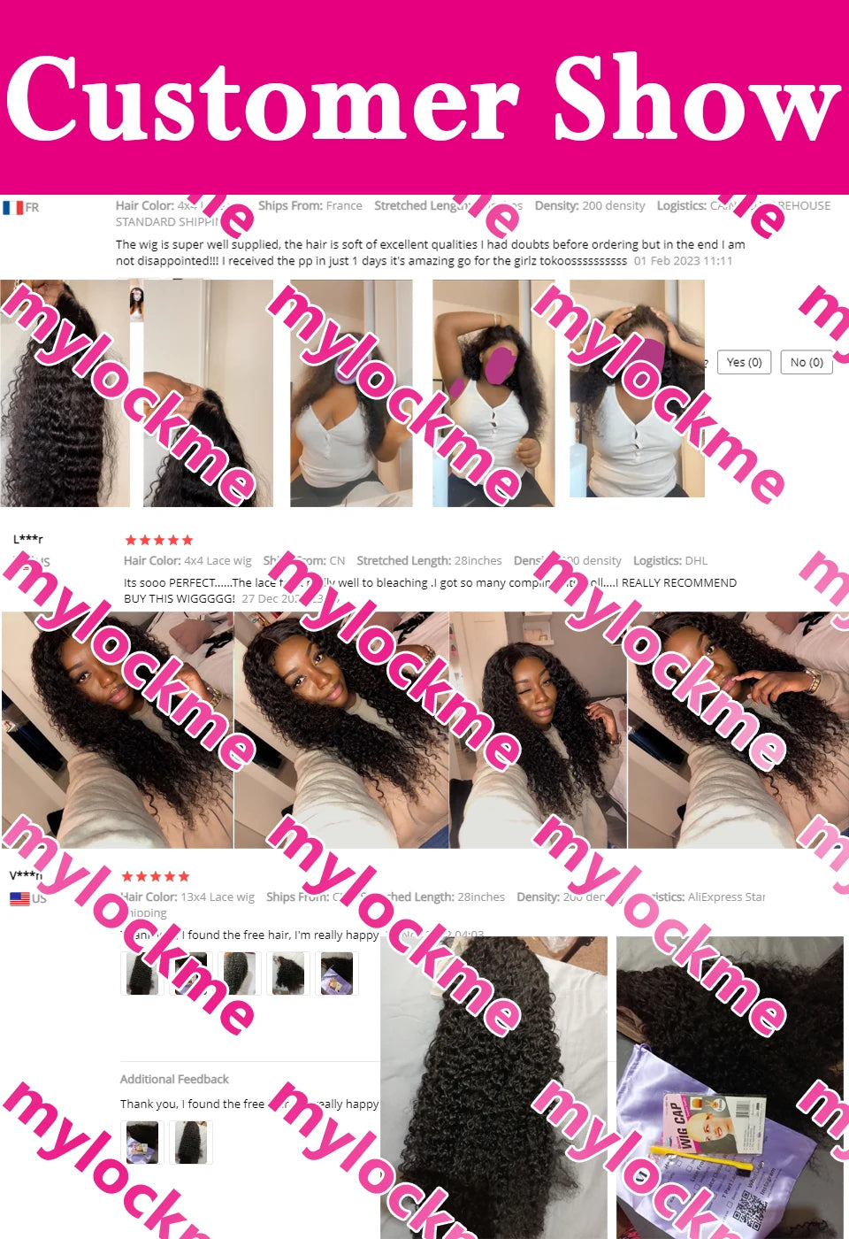 Curly Lace Front Wig Human Hair 13x4 Kinky Curly Lace Frontal Wig Brazilian Transparent Lace Wigs 200 Density Brazilian MYLOCKME