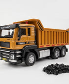 New 1/50 City Heavy Tipper Truck Model Diecasts Metal Slag Coal Mine Transport Vehicles Car Model Sound and Light Kids Toys Gift With foam box - IHavePaws