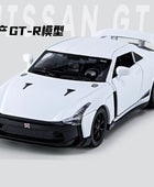 1:32 GTR GTR50 Alloy Sports Car Model Diecasts Metal Toy Racing Car Model Simulation Sound and Light Collection Childrens Gifts White - IHavePaws