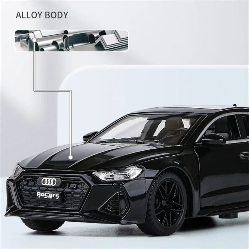 1:32 AUDI RS7 Coupe Alloy Car Model Diecasts Metal Vehicles Car Model High Simulation Sound and Light Collection Kids Toys Gifts - IHavePaws