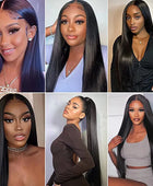 Wear To Go Glueless  6x4/5x5 Wig 34 36 Inch Bone Straight Wig Human Hair Pre plucked  Transparent Lace Front Wig For Black Women