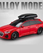 1/24 Audi RS6 Avant Station Wagon Alloy Track Racing Car Model Diecast Metal Sports Car A Red - IHavePaws