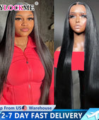 Straight Lace Wig 30 32 In 13x4 13x6 Lace Front Wig Human Hair 360 Full Lace Front Wigs For Women 4x4 Lace Closure Wigs