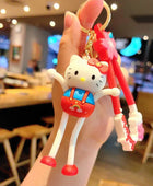 Sanrio Anime Action Figure Keychain Bag Pendant Hello Kitty Melody Kuromi Cinnamoroll Doll Pendant Couple Car Key Chain Kid Gift style 5 / CHINA - ihavepaws.com