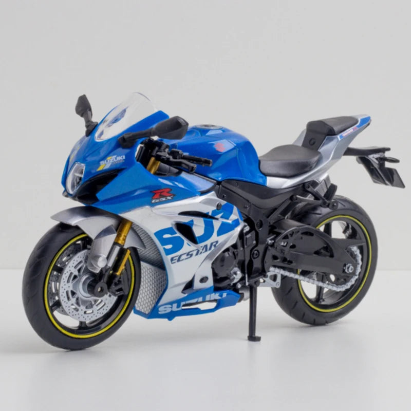 1:12 YZF-R1M Alloy Racing Motorcycle Model Diecasts Street Cross-Country Motorcycle Model Simulation GSX blue - IHavePaws