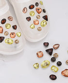 Shoe Charms for Crocs DIY Rhinestone Decoration Buckle for Croc Shoe Charm Accessories Kids Party Girls Gift A - IHavePaws