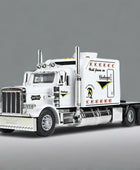 1/24 American tractor-Peterbilt 389 Alloy Simulation Diecast Model Car Collection White - ihavepaws.com
