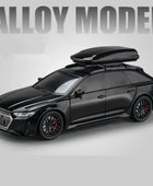 1/24 Audi RS6 Avant Station Wagon Alloy Track Racing Car Model Diecast Metal Sports Car A Black - IHavePaws
