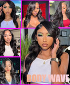 Glueless Wig Human Hair Body Wave 13x6 13x4 Lace Front Wig Human Hair 6x4 Closure Wig Preplucked Melt Skins Pre Bleached Knots