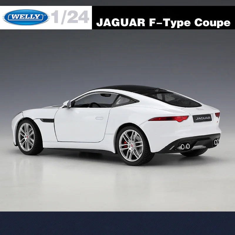 Welly 1:24 JAGUAR F-Type Coupe Alloy Sports Car Model Simulation Diecasts Metal Toy Vehicles Car Model Collection Kids Toys Gift - IHavePaws