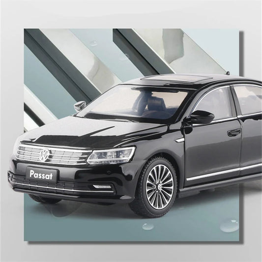 1:32 VW Passat 380 TSI Alloy Car Model Diecast Metal Car Vehicles Model High Simulation Sound and Light Collection Kids Toy Gift