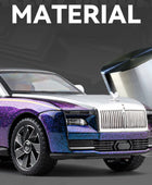 1:24 Rolls Royce Spectre Alloy Luxy Car Model Diecasts Metal Vehicles Car Model Simulation Sound Light Collection Kids Toys Gift