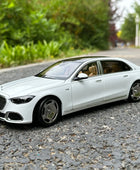 Almost Real AR 1/18 for Maybach S-Class S680 2021 car model Limited personal collection company gift display Birthday present White - IHavePaws